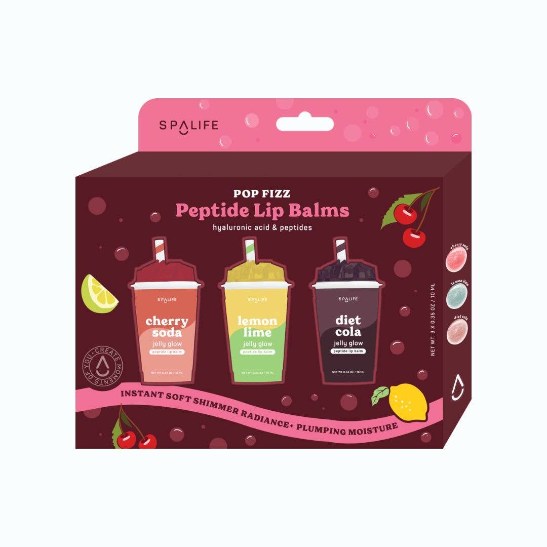 Pop Fizz Peptide Hydrating Lip Balm Trio