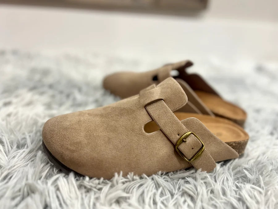 Suede Soda Clog