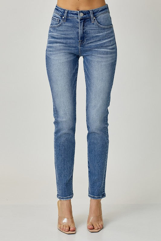 Mid Rise Slim Relaxed Skinny Jeans