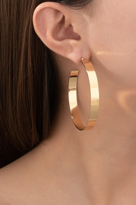 Bougie Flat Hoops