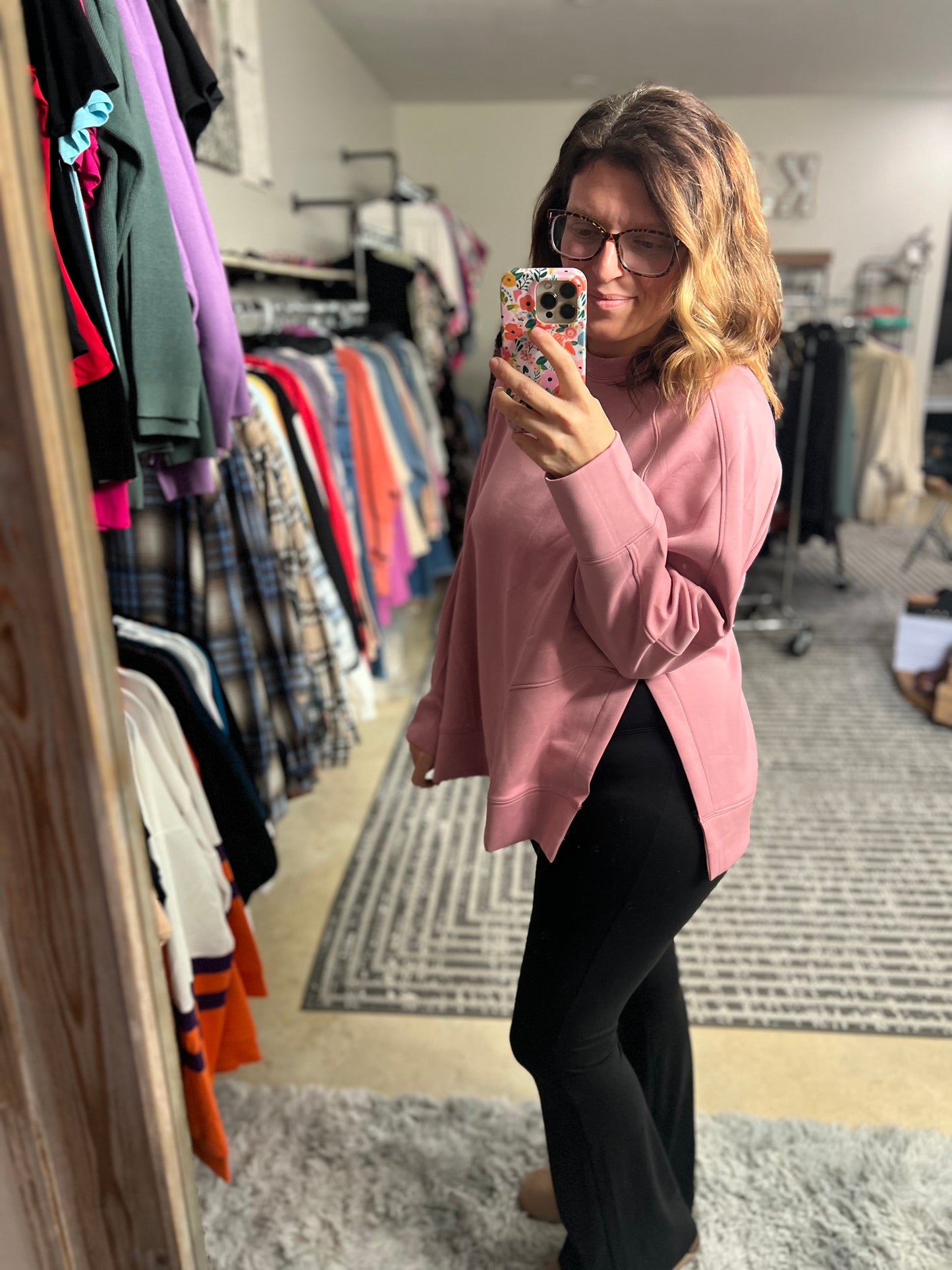 Luxe Scuba Pullover