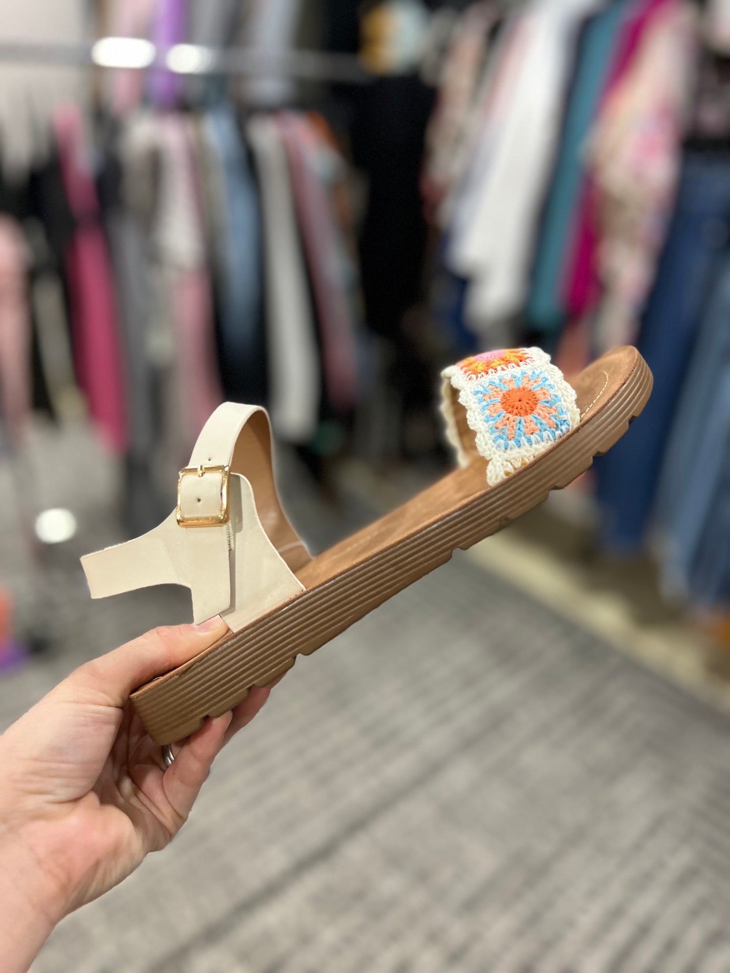 Boho Blossom Sandals