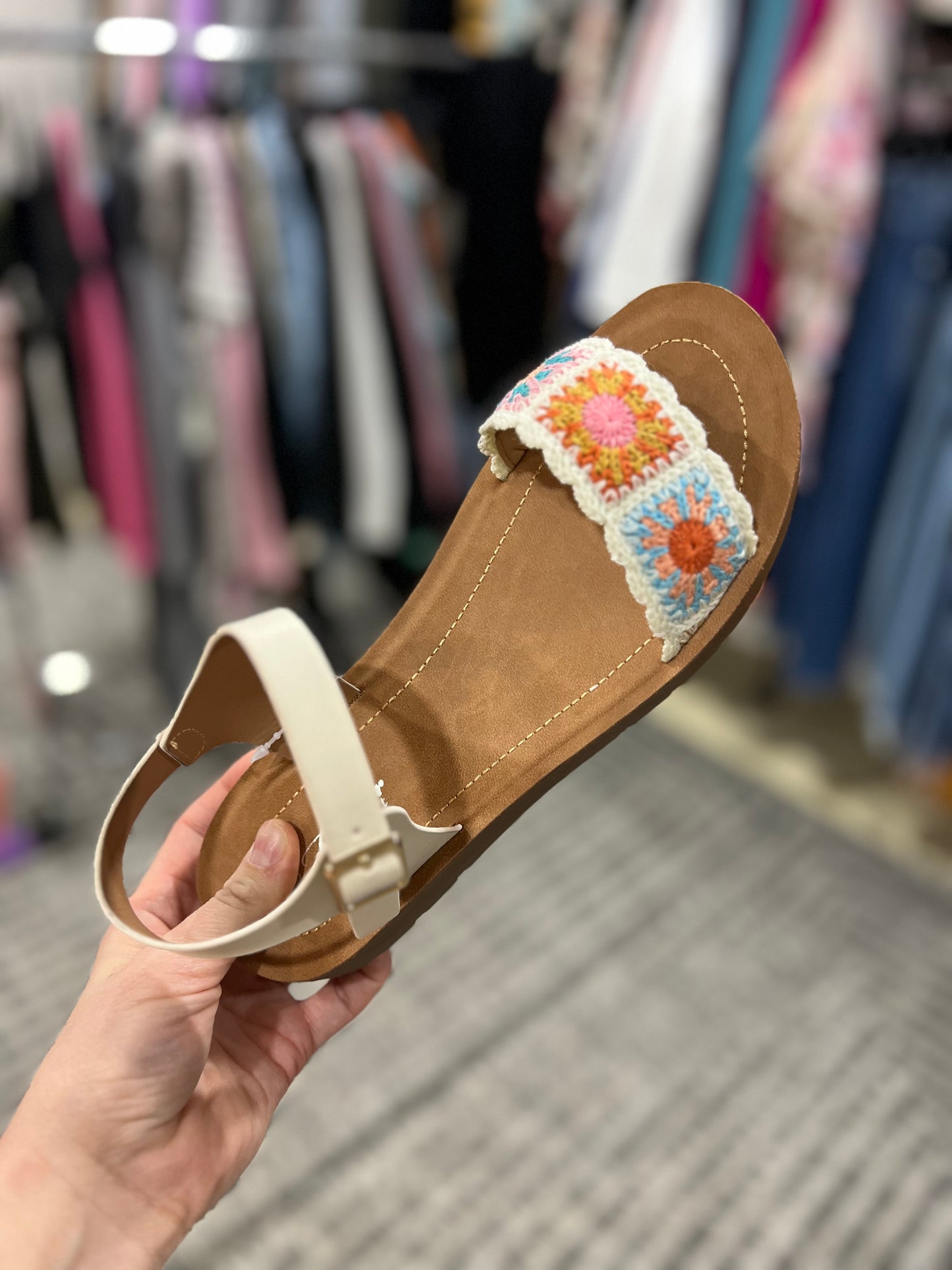 Boho Blossom Sandals