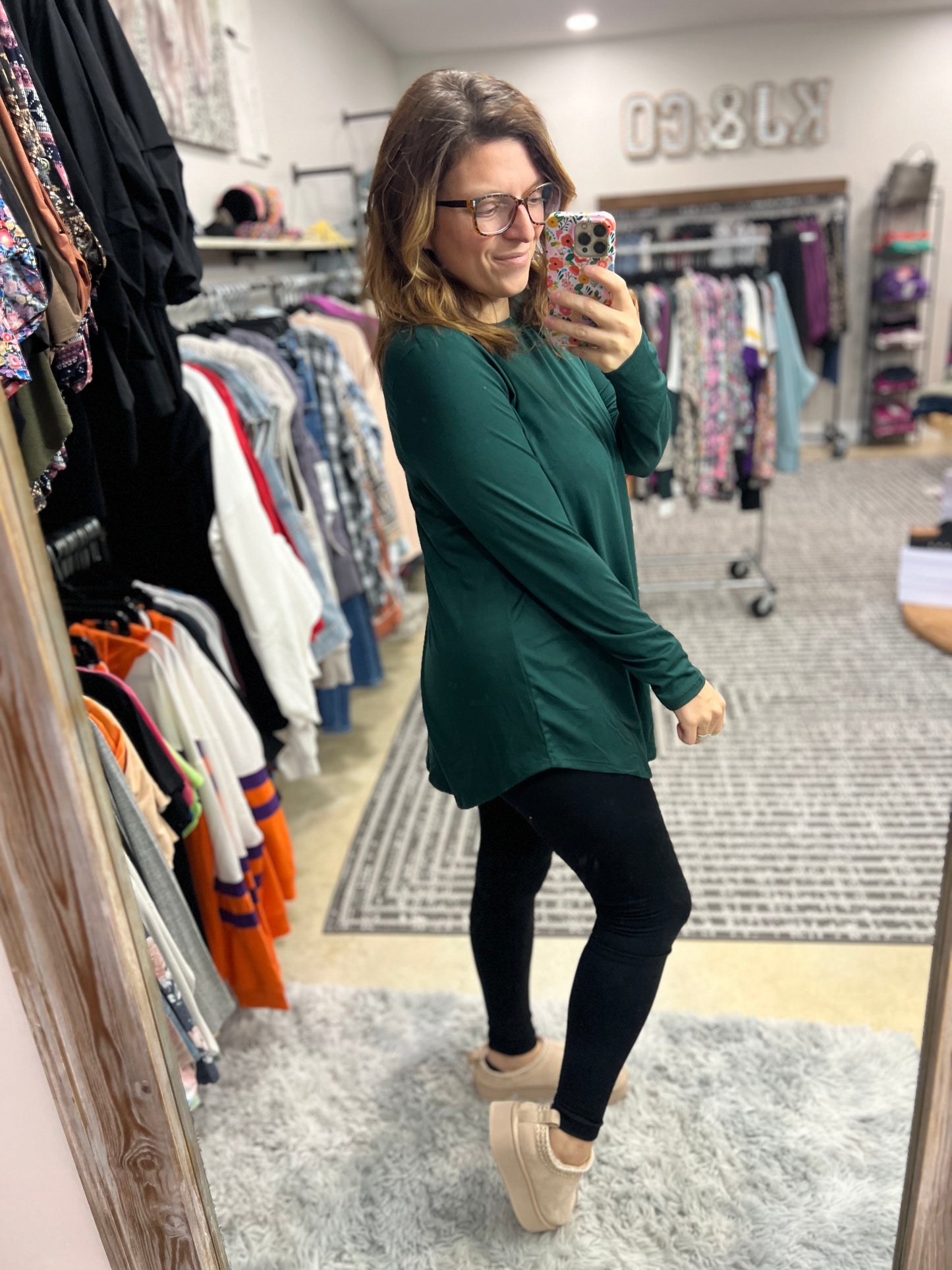 You're Basic Round Neck Long Sleeve Tee