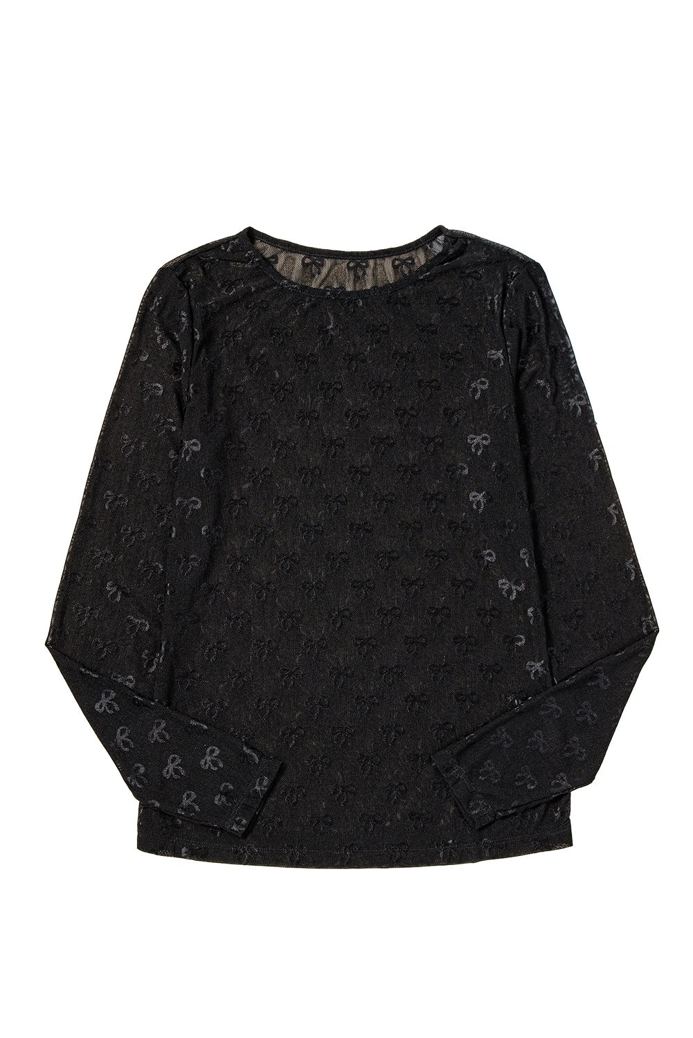 Lace Bow Long Sleeve