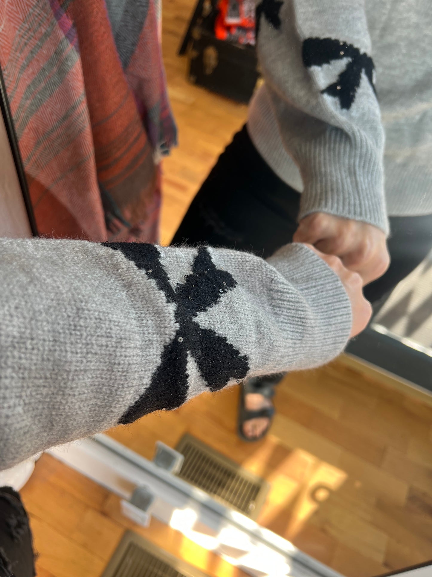 Heather Bow Pullover