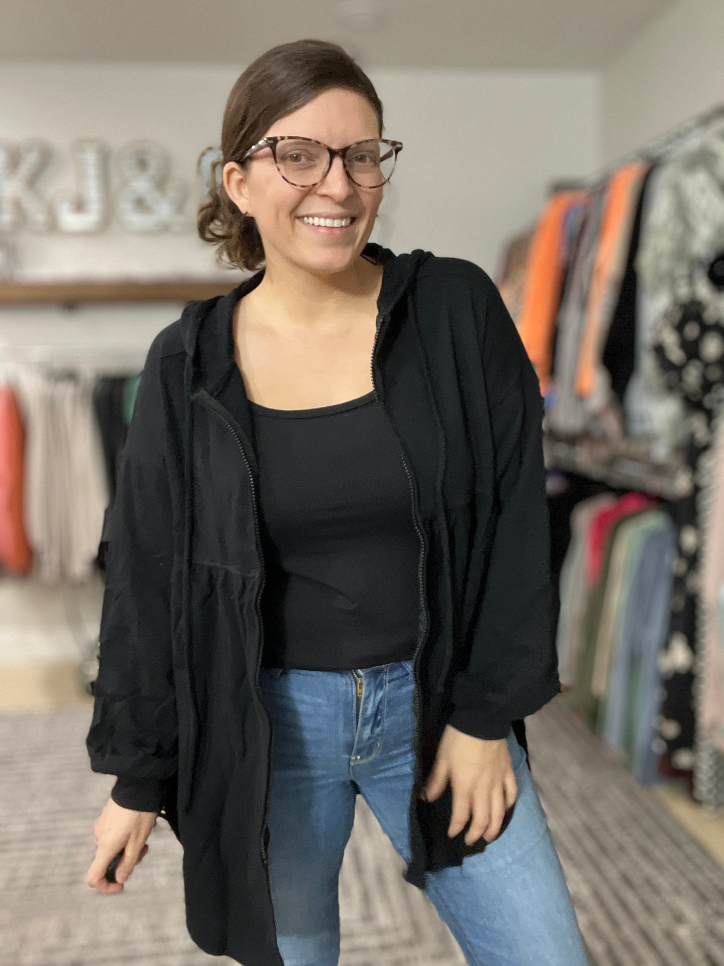 Flare French Terry Jacket