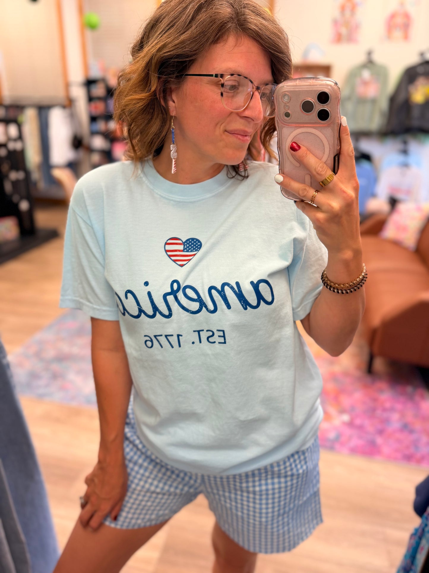 Heart America Vintage Graphic Tee