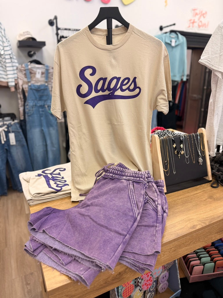 Vintage Cream Sages Tee
