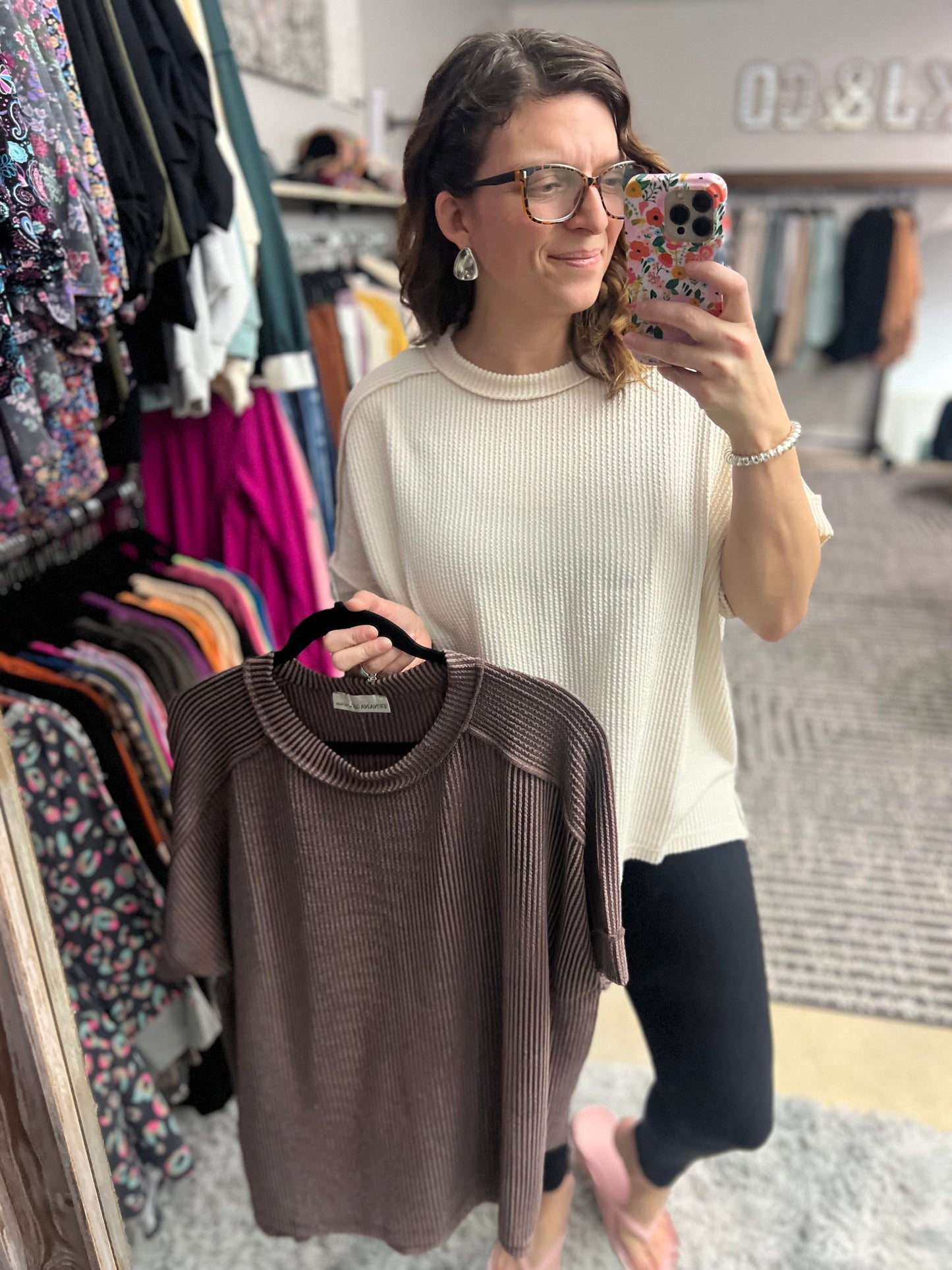 Ribbed Basic Tee