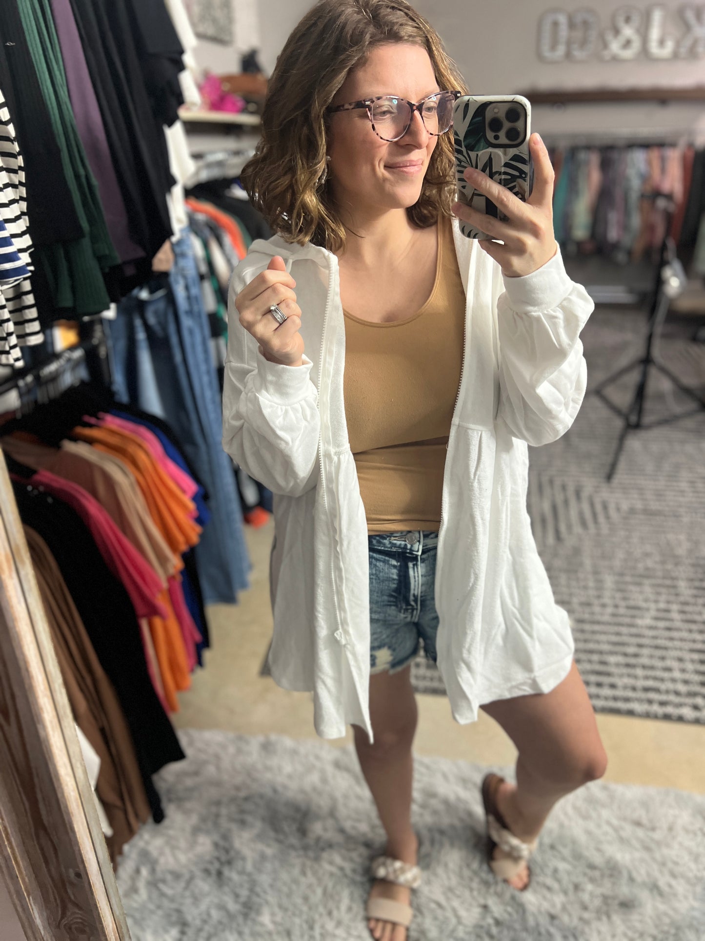 Flare French Terry Jacket