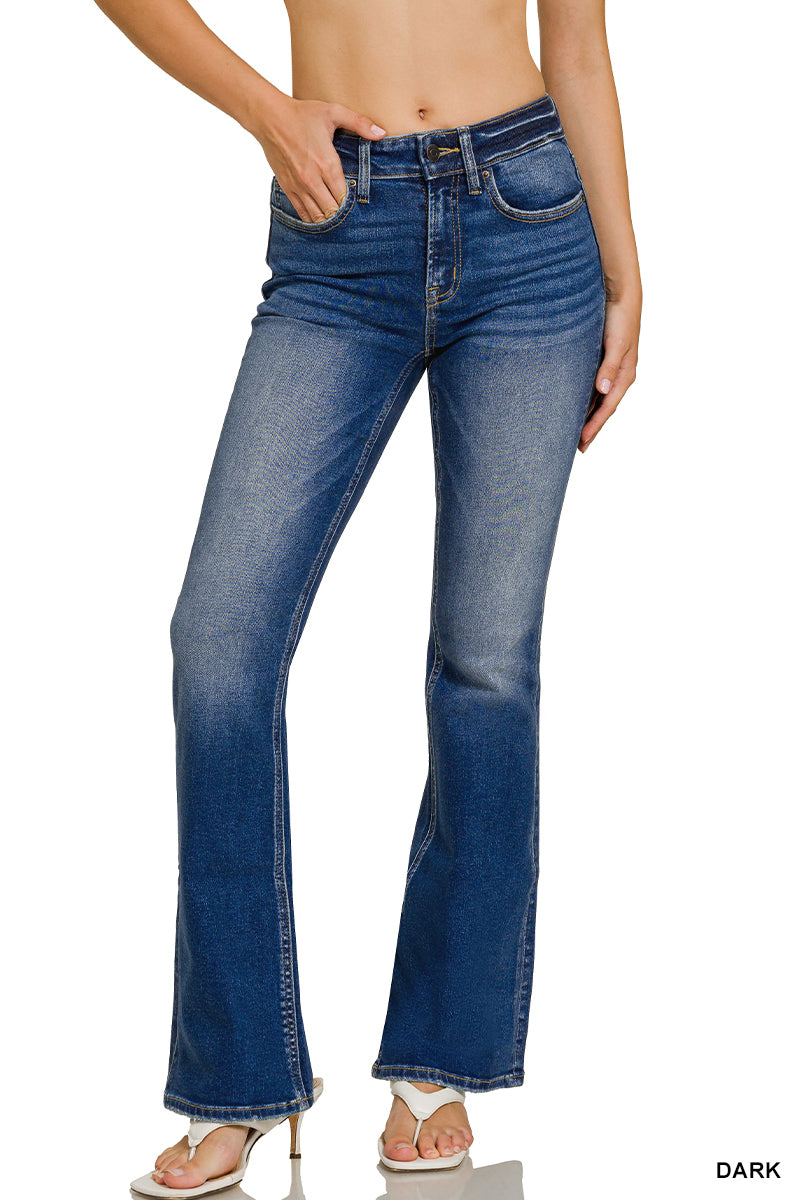 Zenana Dark Wash Denim Bootcut-30inseam