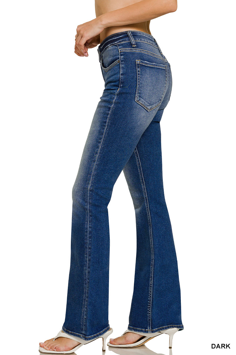 Zenana Dark Wash Denim Bootcut-30inseam