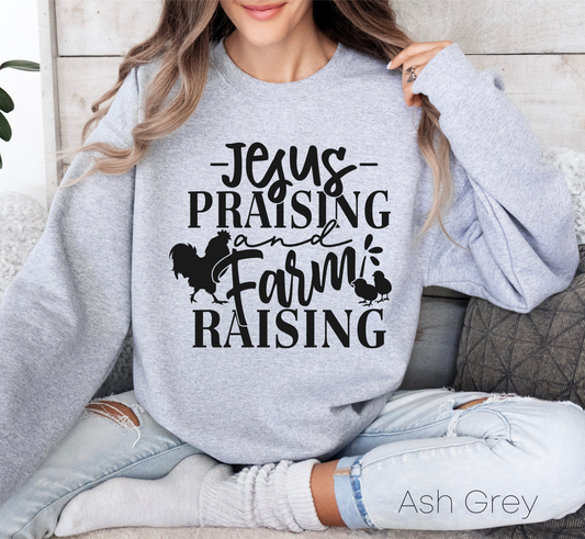 Jesus Praising and Farm Raising with Chickens