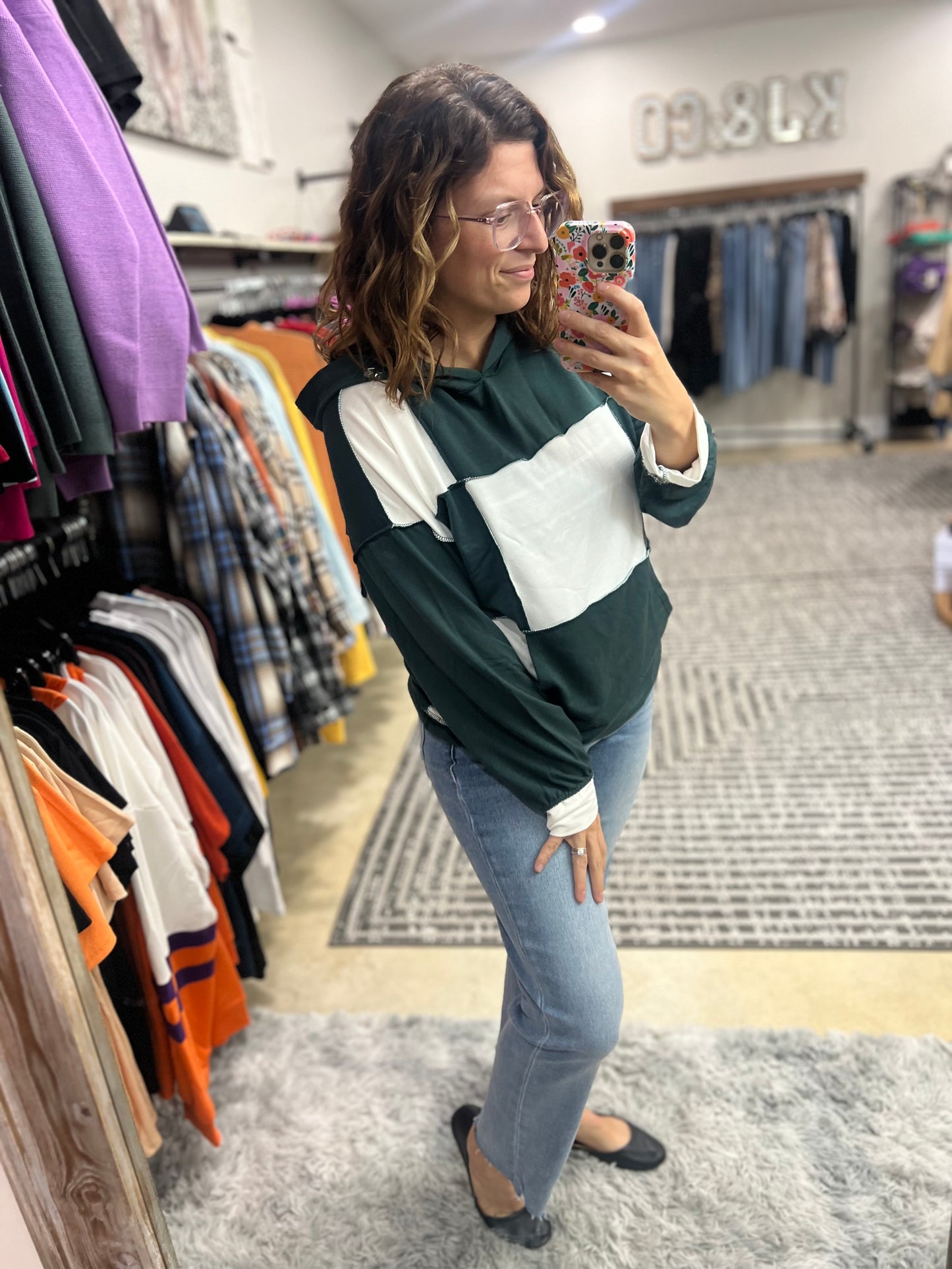 Color Block Hoodie