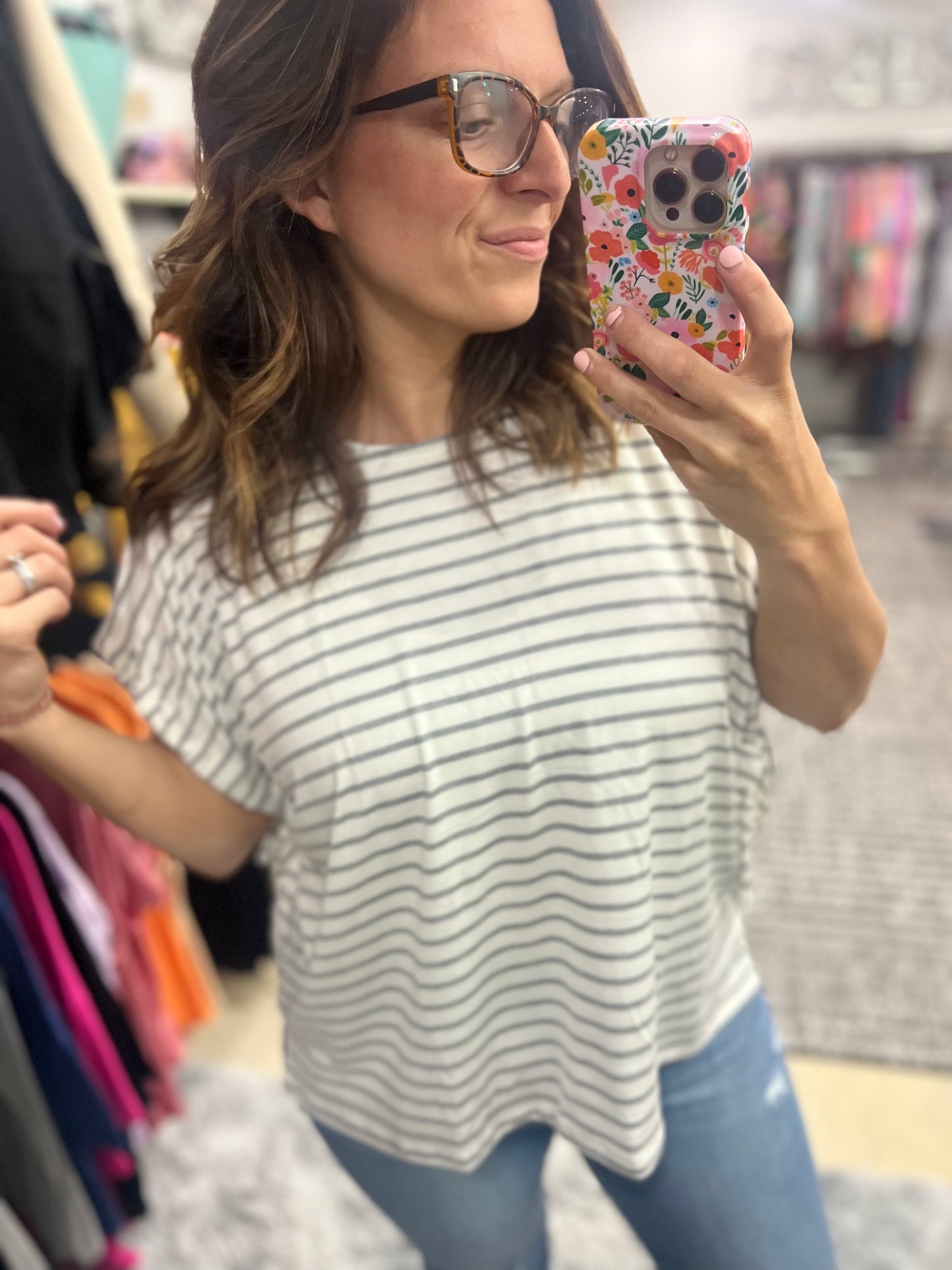 Tied Up Stripes Top