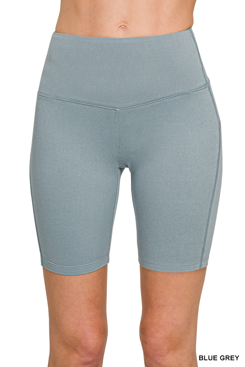 Zenana Butter Bike Shorts
