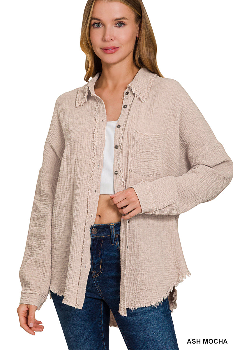Easy Breezy Button Up