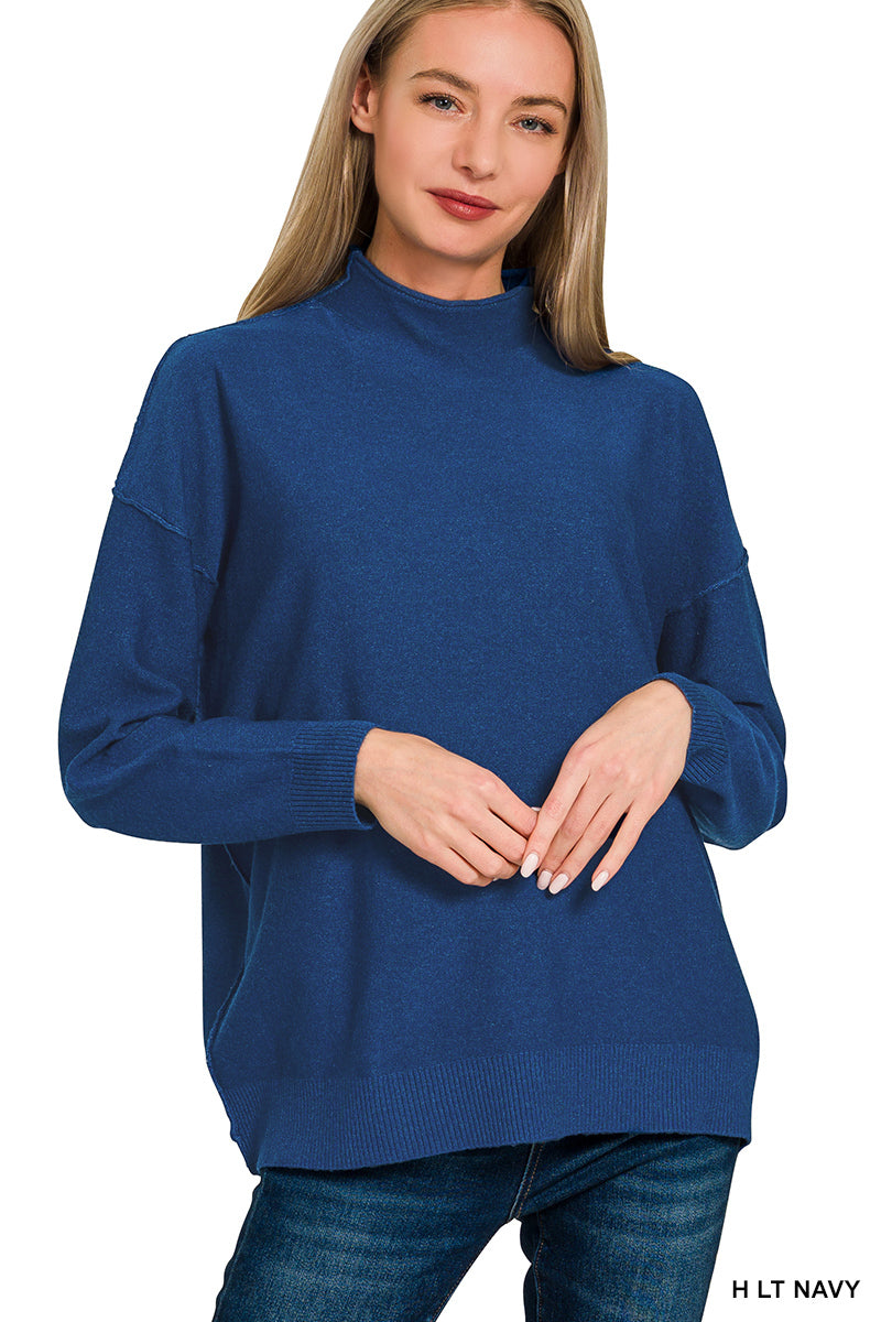 Cozy Mock Neck Top