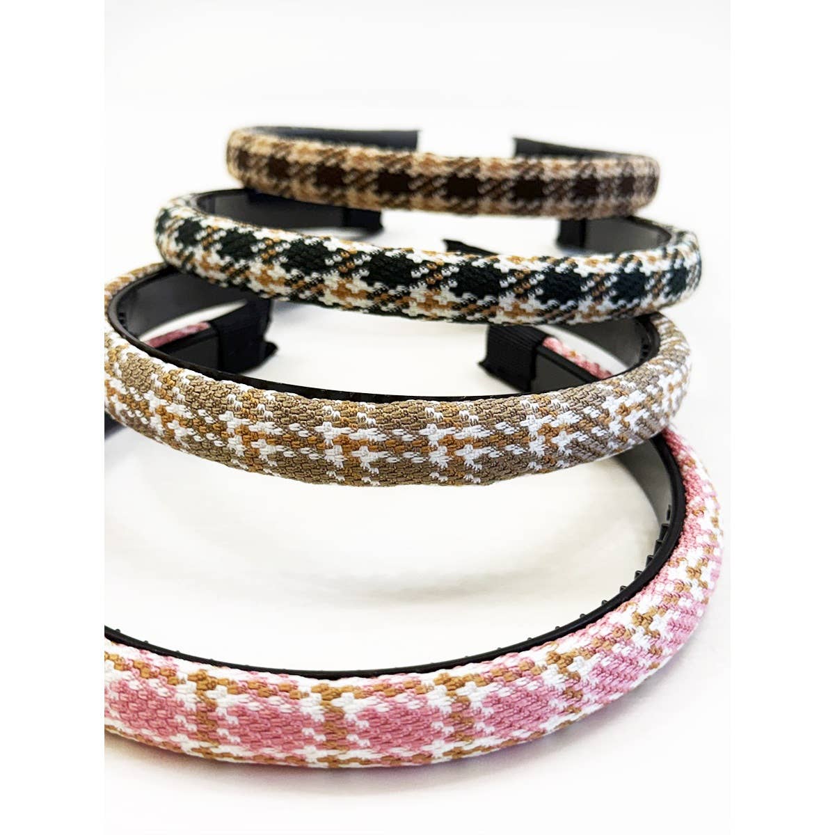Preppy Checker Padded Fashion Headband