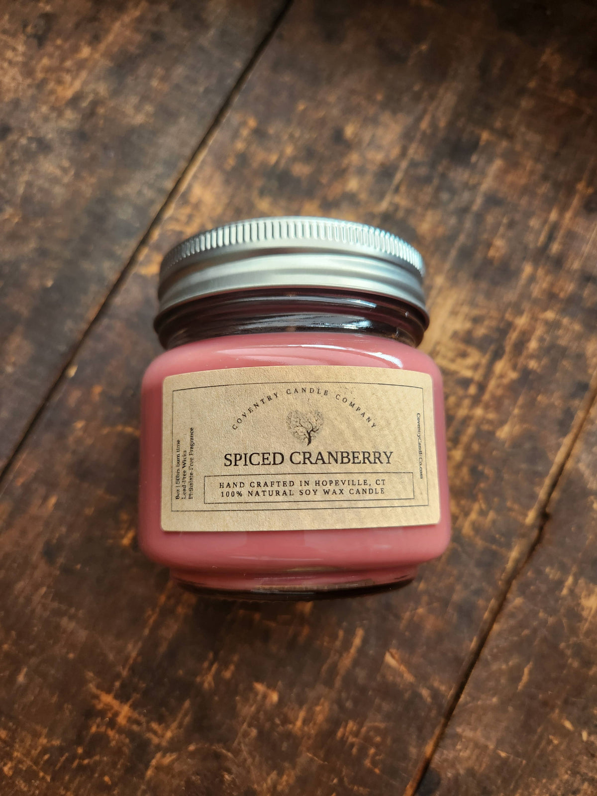 Spiced Cranberry 8oz soy candle