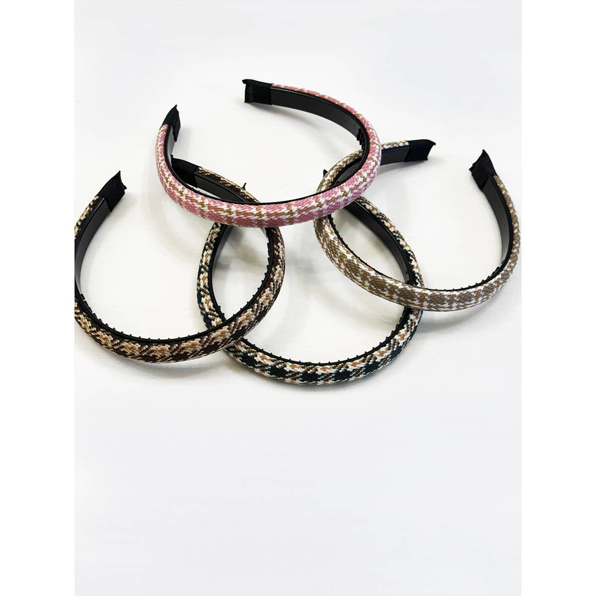 Preppy Checker Padded Fashion Headband