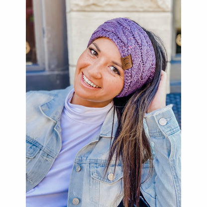 Sequin CC Women's Fashion Headband: Violet