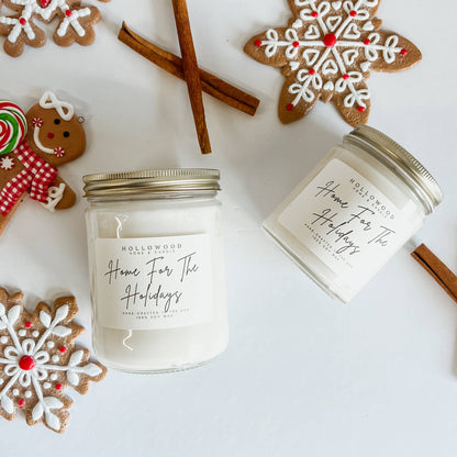 HOME FOR THE HOLIDAY |HOLIDAY CANDLE | 100% SOY WAX