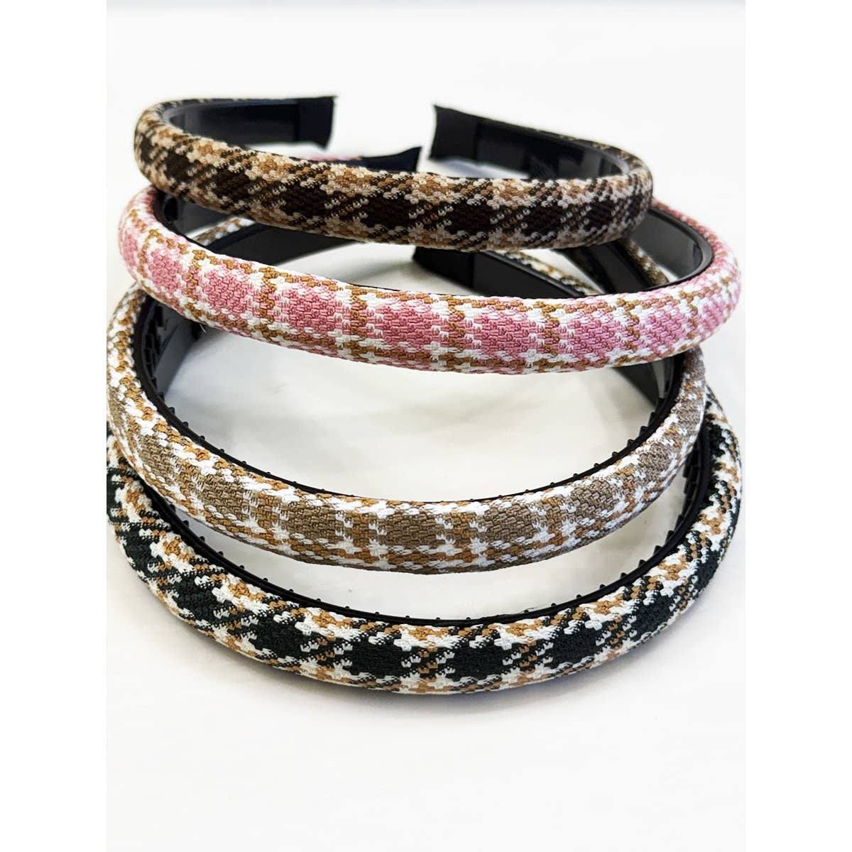 Preppy Checker Padded Fashion Headband