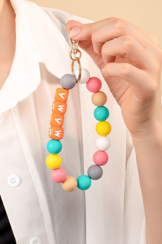 Colorful Bead Mama Keychain