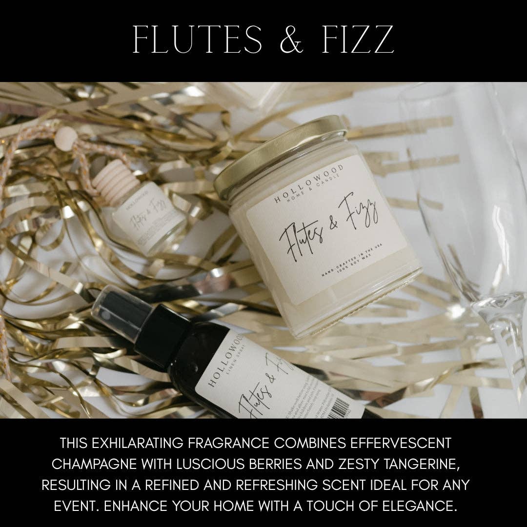 FLUTES & FIZZ | CELEBRATION | SPRING | 8 OZ CANDLE: 8 OZ | 226 G