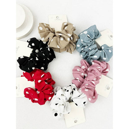 Polkadot Scrunchies: 2pk