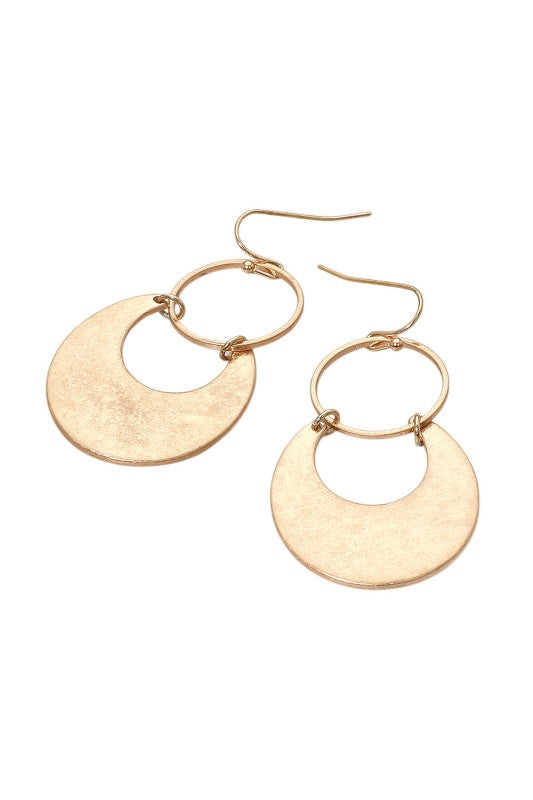 Crescent Double Arch Earrings