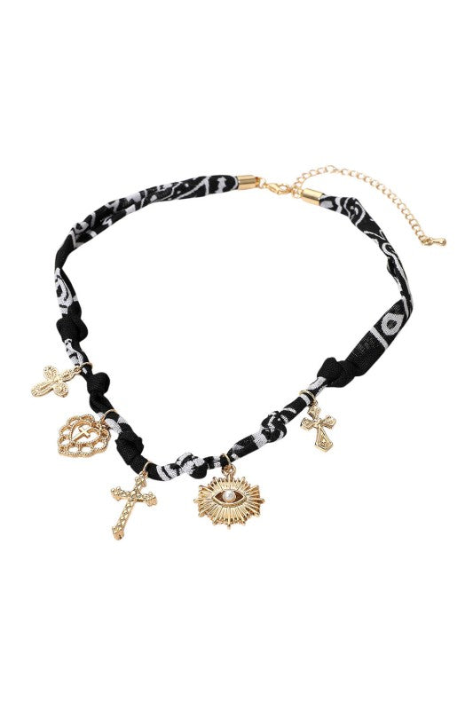 Cherished Charm Handkerchief Necklace