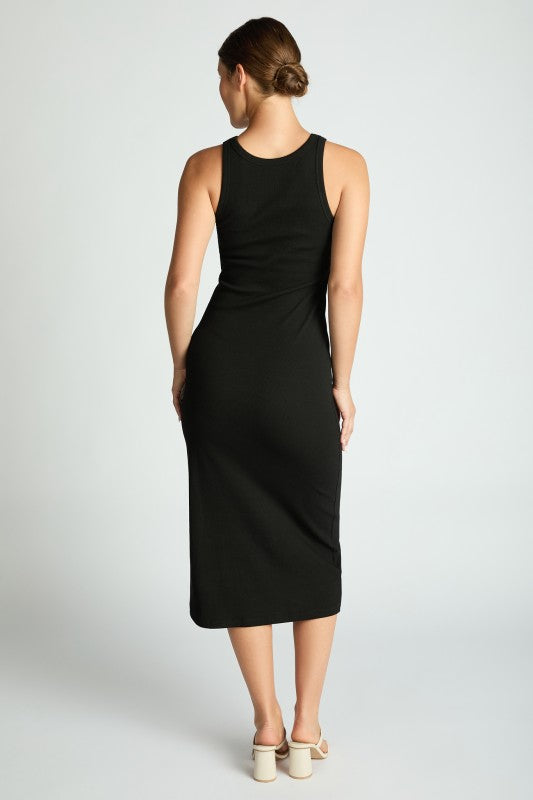 Luxe Fitted Rib Dress