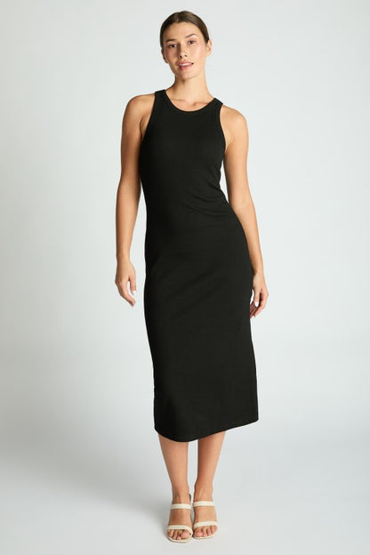 Luxe Fitted Rib Dress