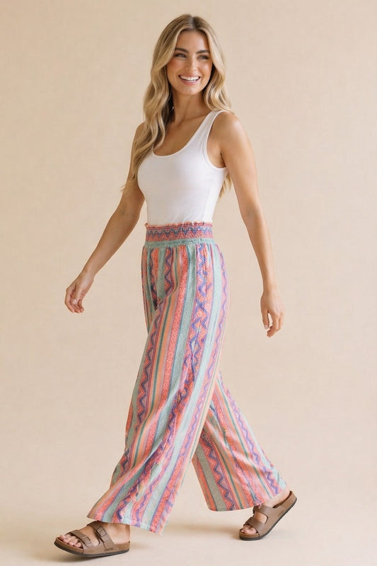Boho Breeze Linen Pants* Final sale