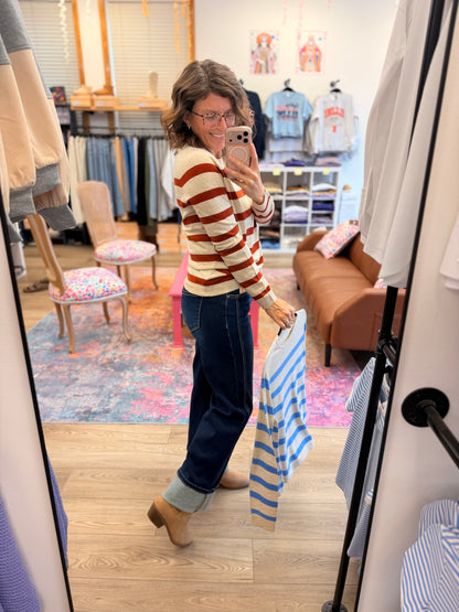 Thin & Soft Stripe Sweater