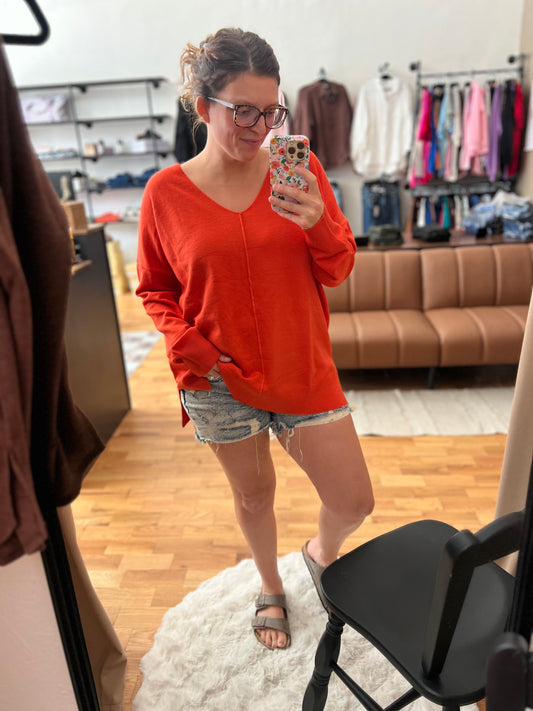 Modern Seam Sweater