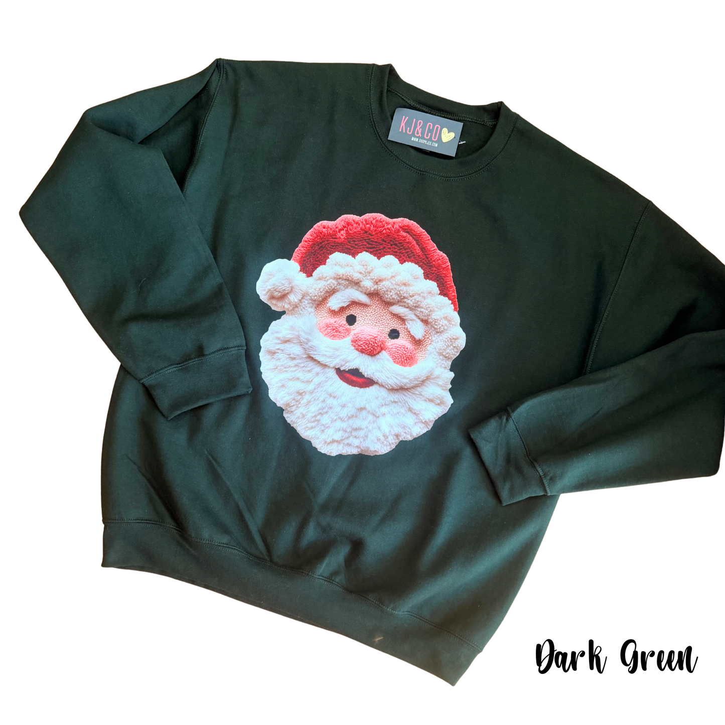 Yarn Santa Graphic Crewneck Sweatshirt