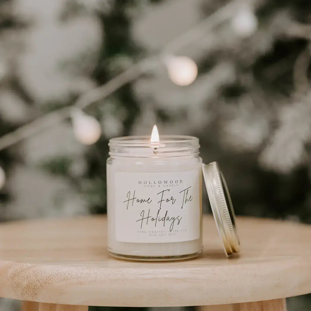 HOME FOR THE HOLIDAY |HOLIDAY CANDLE | 100% SOY WAX