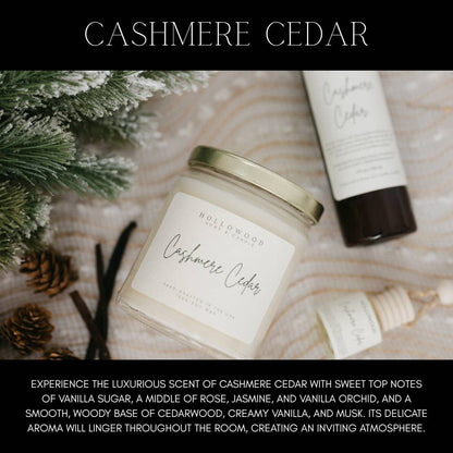 CASHMERE CEDAR | HOLIDAY | CANDLES: 8 Oz