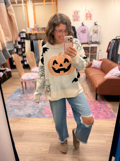 Spooky Cozy Halloween Sweater