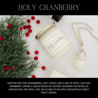 HOLY CRANBERRY | HOLIDAY | CANDLES: 8 Oz