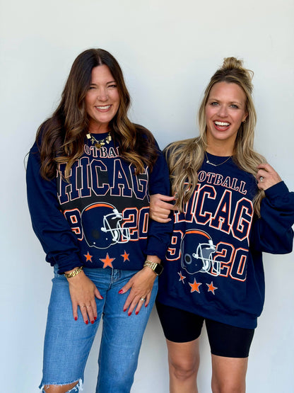 Chicago Oversized Print Sweatshirt