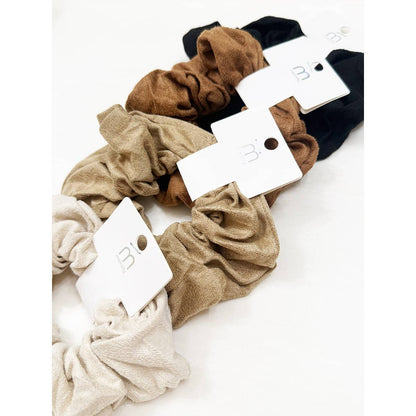 The Perfect Suede Neutral Color Scrunchie