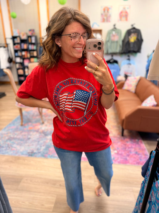 Red Flag Vintage Graphic Tee