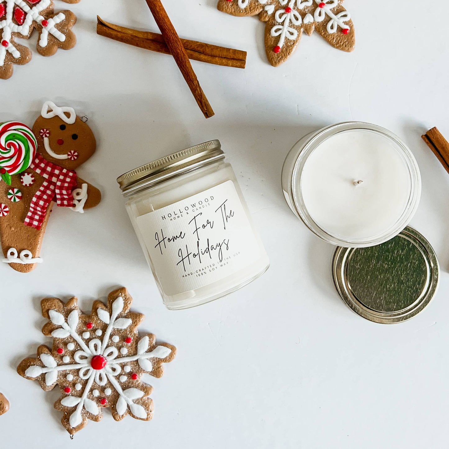 HOME FOR THE HOLIDAY |HOLIDAY CANDLE | 100% SOY WAX