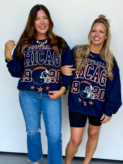 Chicago Oversized Print Sweatshirt