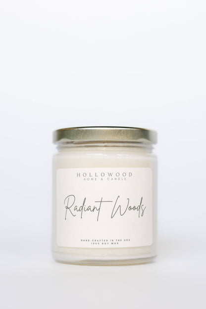RADIANT WOODS | SPRING | 8 OZ CANDLE: 8 OZ | 226 G